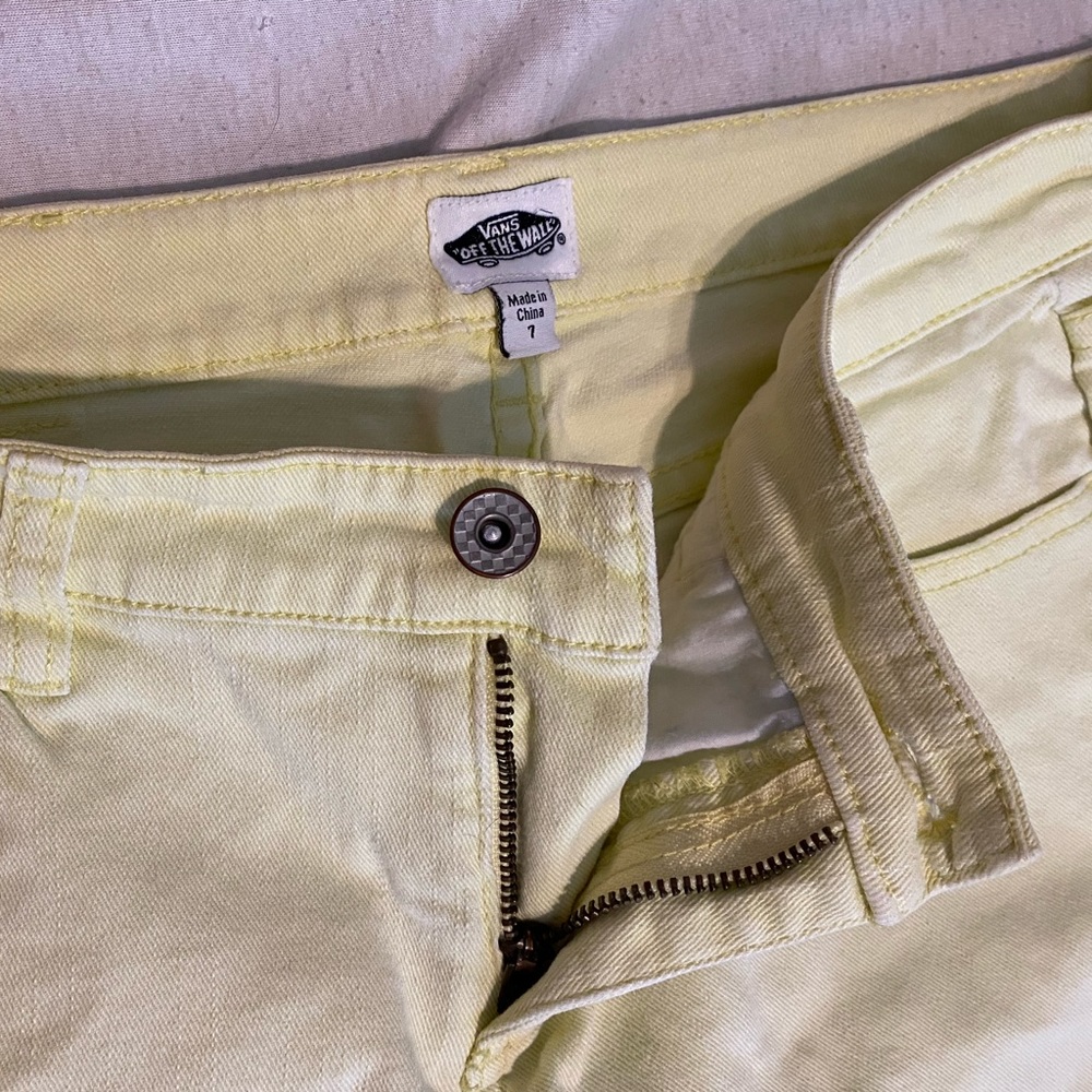Vans Yellow Bootcut jeans size 7